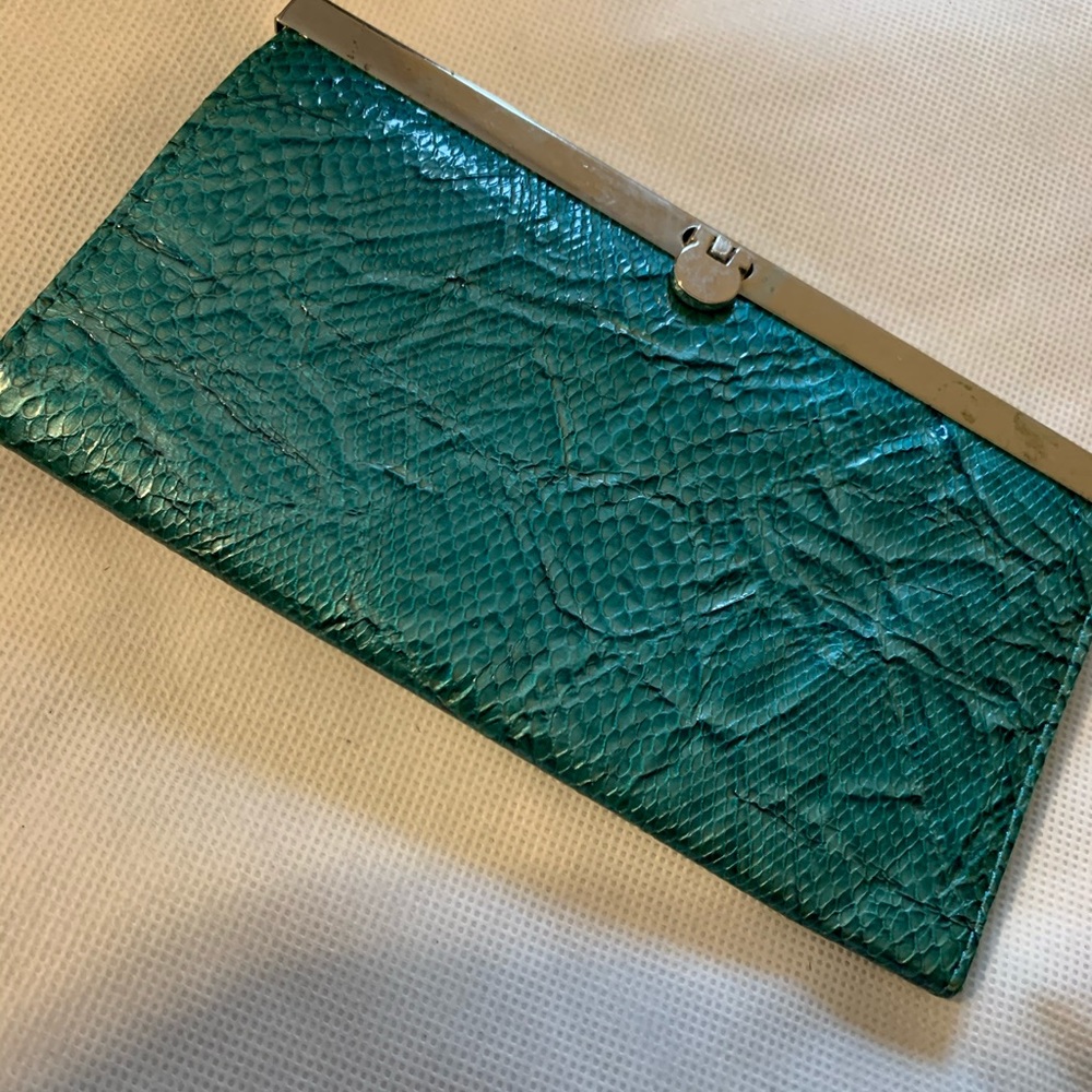 Turquoise wallet